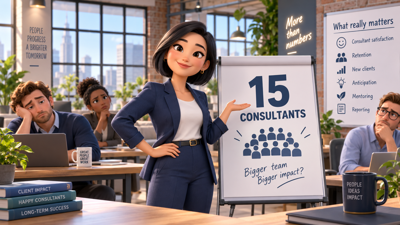 The worst criterion for promoting a business manager