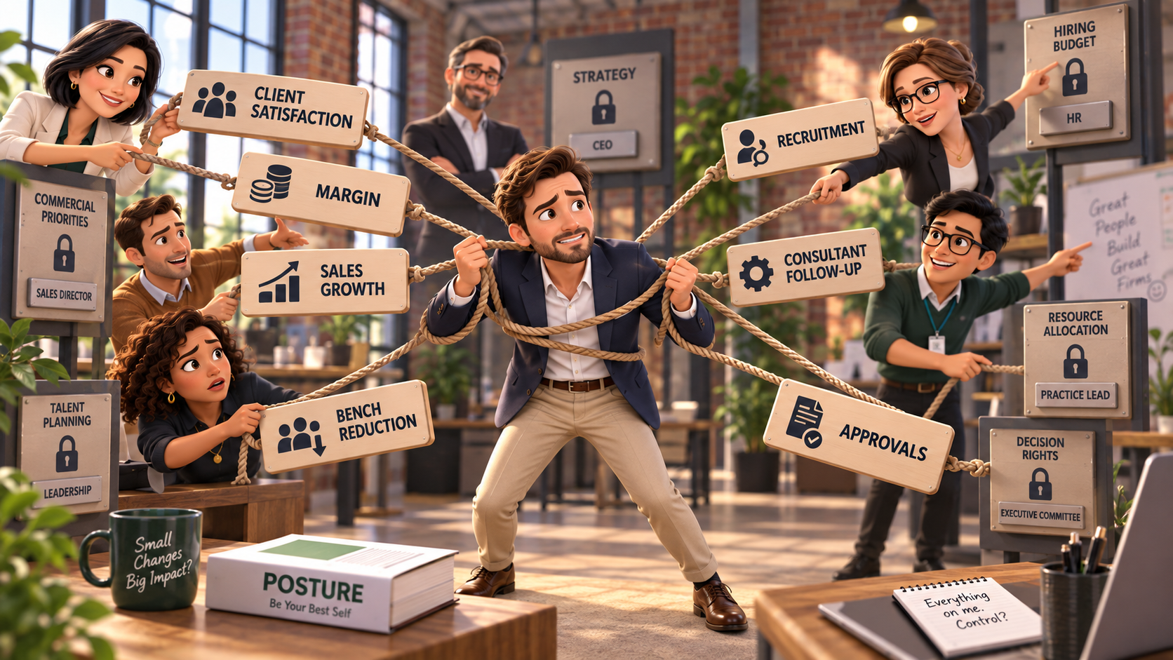 Os Business Managers são solicitados a trabalhar sua postura... enquanto o problema está em outro lugar